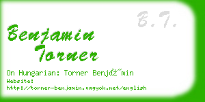 benjamin torner business card